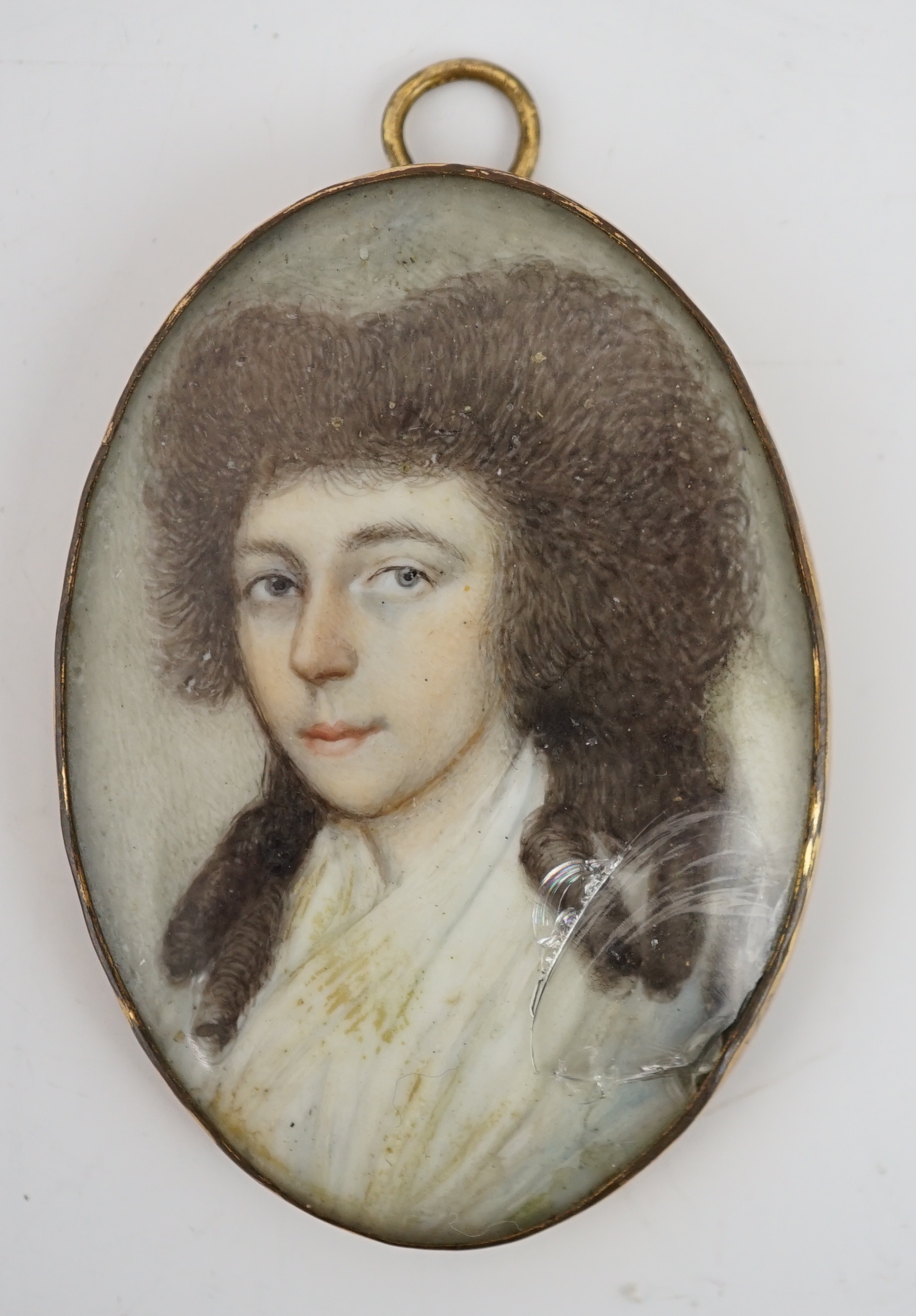 English School circa 1820, Portrait miniature of Mary Trant Ottley, wife of Cornelius Smelt, oil on ivory, 4.7 x 3.3cm. CITES Submission reference 1RQ3VDHH